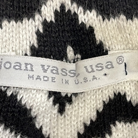 Joan Vass Black and White Pull On Knit Pencil Skirt - EUC - Picture 4 of 7
